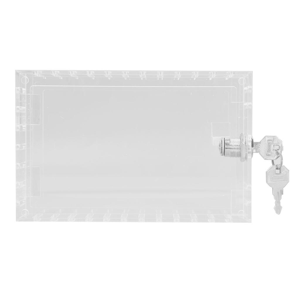 Pudełko z blokadą termostatu z 2 kluczami Uniwersalna przezroczysta akrylowa plastikowa pokrywa Duża osłona