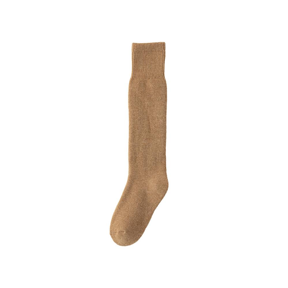Autumn and Winter Wool, Plush, Thickened, Warm Calf Socks, Long Stockings, Snow Socks, Frost-proof and Cold-resistant Long Stockings