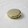 Double-Sided Small Mirror Portable Folding Round Makeup Mirror Rose Gold Simple Mini Men And Women Handheld Pocket Mirror