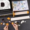 956PCS Zenitsu Sword Building Blocks Model Set 38.8in Anime Cosplay Sword Samurai Sword Building Kit for Adults and Kids Gifts