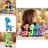 Cute Colorful Giraffe Plushie Large Soft Animal Toy Perfect For Weddings And Claw Machines
