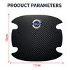 4PCS Car Door Handle Bowl Scratch Protector Carbon Fiber Stickers For Volvo Rdesign S80 V40 V50 V60 V70 S80L XC60 XC90 S40