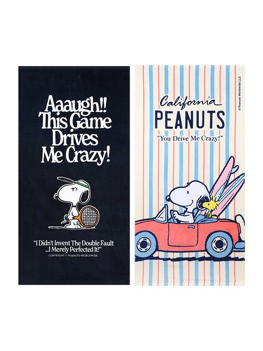 

Songwol Towel Snoopy Tennis + Drive 76 Beach Towel (2 pieces) Tennis 1P + Drive 1P