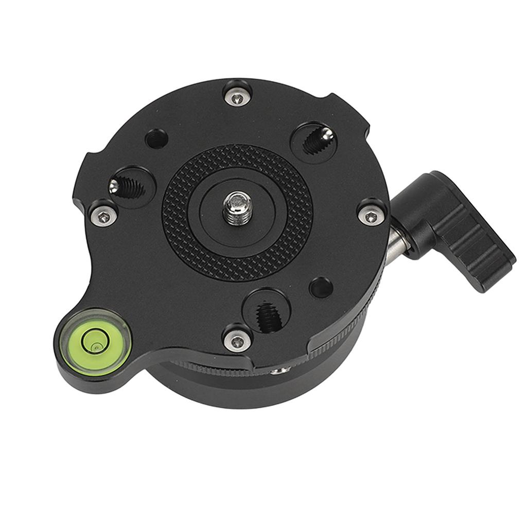 Stativkopf Nivellierbasis Kamera-Nivellierer Stativ-Nivellierbasis Halbkugel mit versetzter Wasserwaage