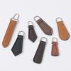 5Pcs Fashionable Zipper Pullers Solid Color PU Detachable Zipper Pullers Bag Clothing Zipper Puller