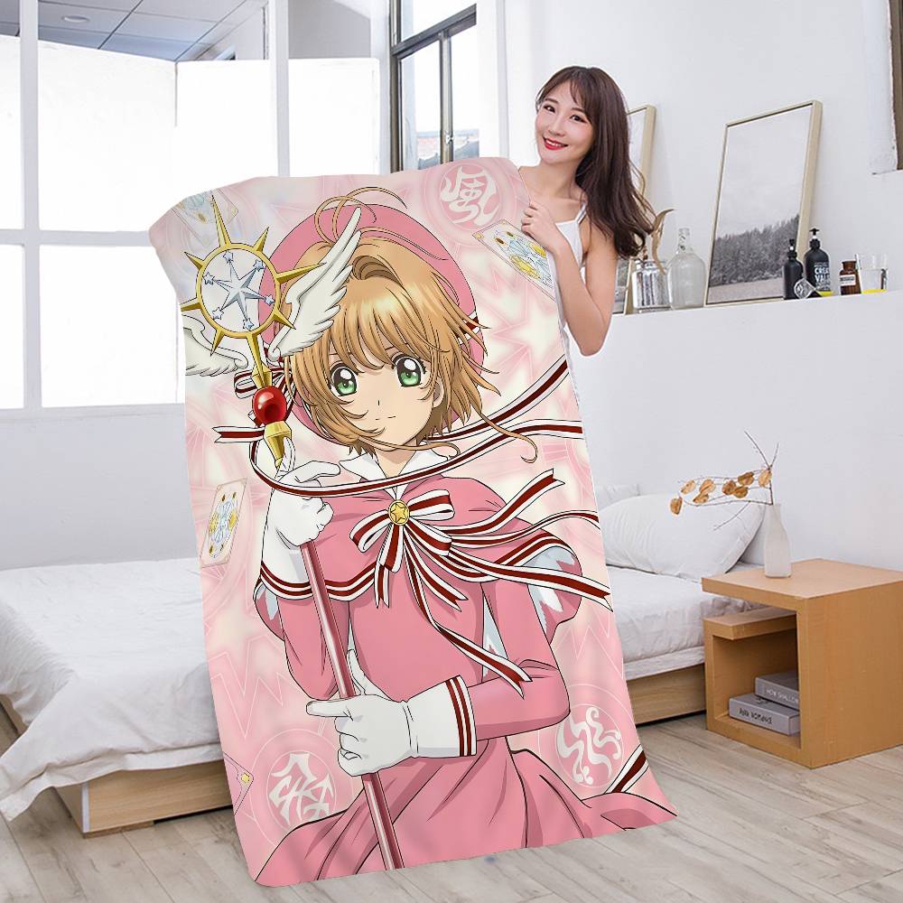 C-CardcaptorS S-Sakura Big Microfiber Beach Towels Quick Dry Towel Sand Beach Towels Pool Towel for Travel Swim Pool Yoga