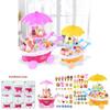Premium 39pcs Kids Cake Food Ice Cream Cart Shop Toy Pretend Play Set With Music