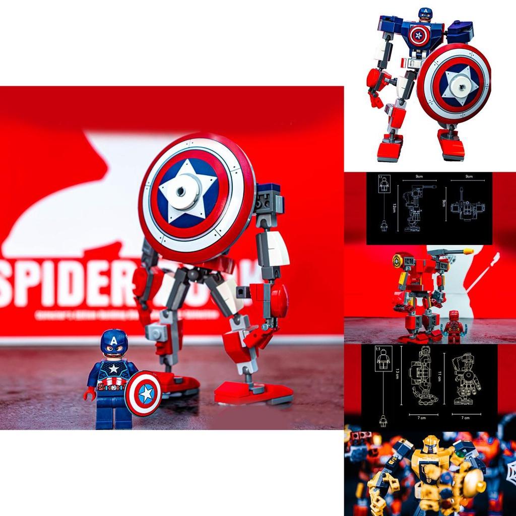 Avengers Building Block Figures Create Your Own Heroes With This Diy Set