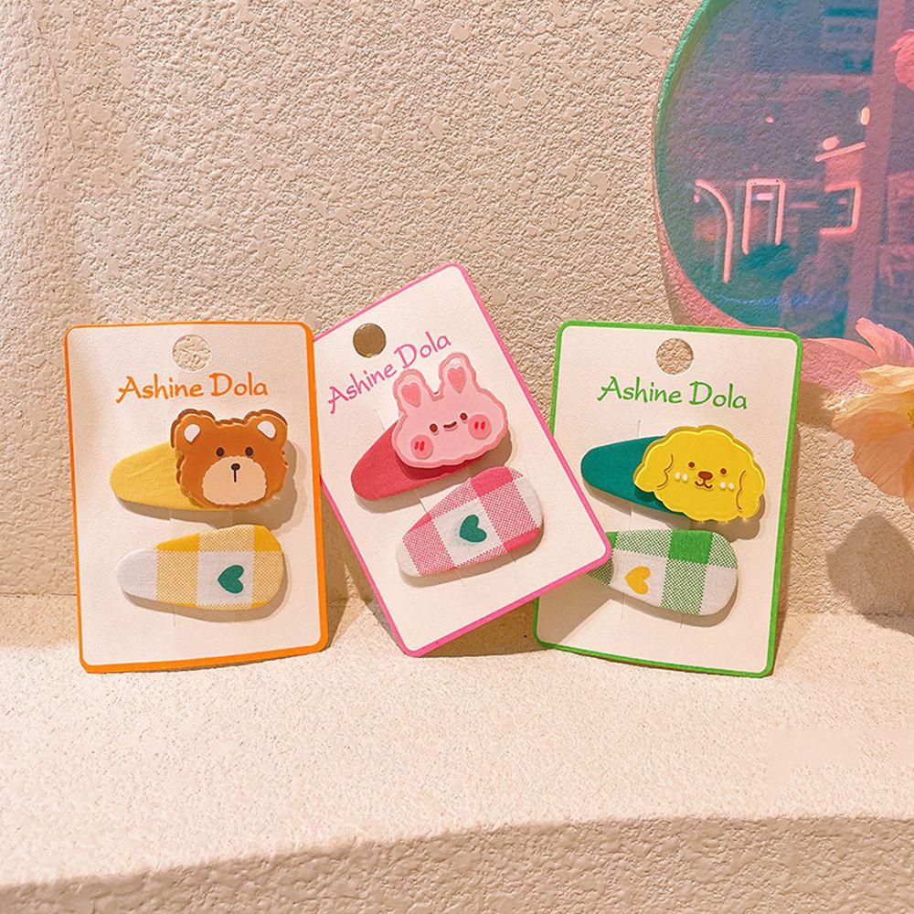 

Korean Hair Grip Photo Props Cartoon Bangs Clip Children Hairpin Bears Barrettes Kids Hair Clip A6