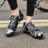 Nuove scarpe da bicicletta, scarpe da ciclismo, scarpe da bicicletta con chiusura stradale in gomma, scarpe da ciclismo sportive da uomo