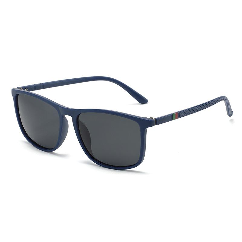 Classic Fashion Square-Frame Sunglasses Outdoor Sports And Fishing Uv-Protection Eyewear Retro Polarized Driving Shades