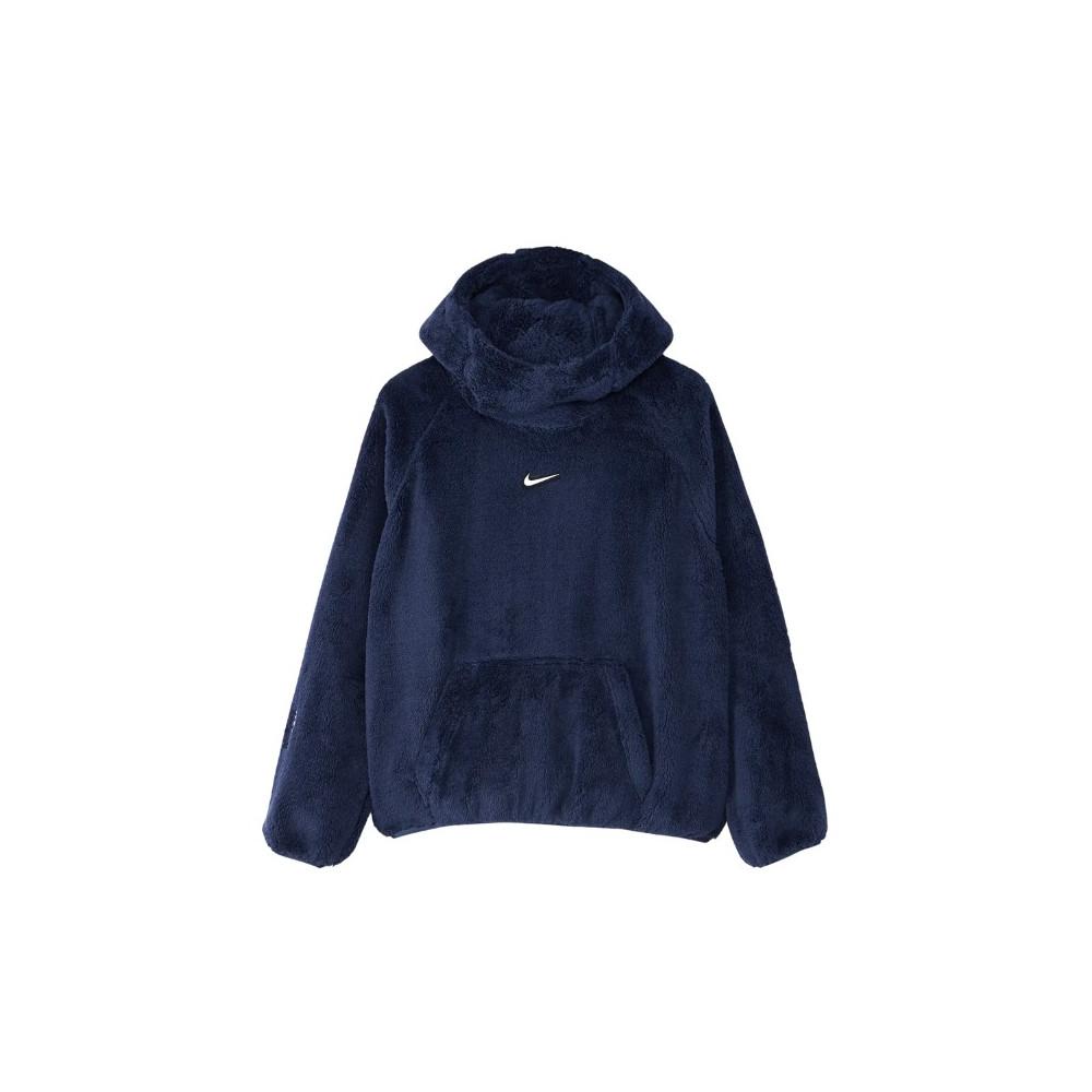 Fleecová mikina s kapucí Nike x NOCTA Tmavě modrá