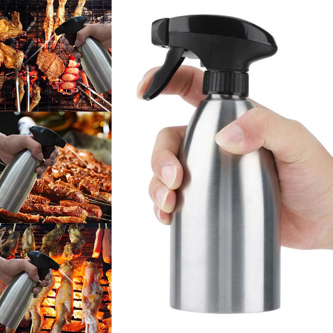 

500 мл кухонный распылитель масла из нержавеющей стали, распылитель оливкового масла для приготовления барбекю