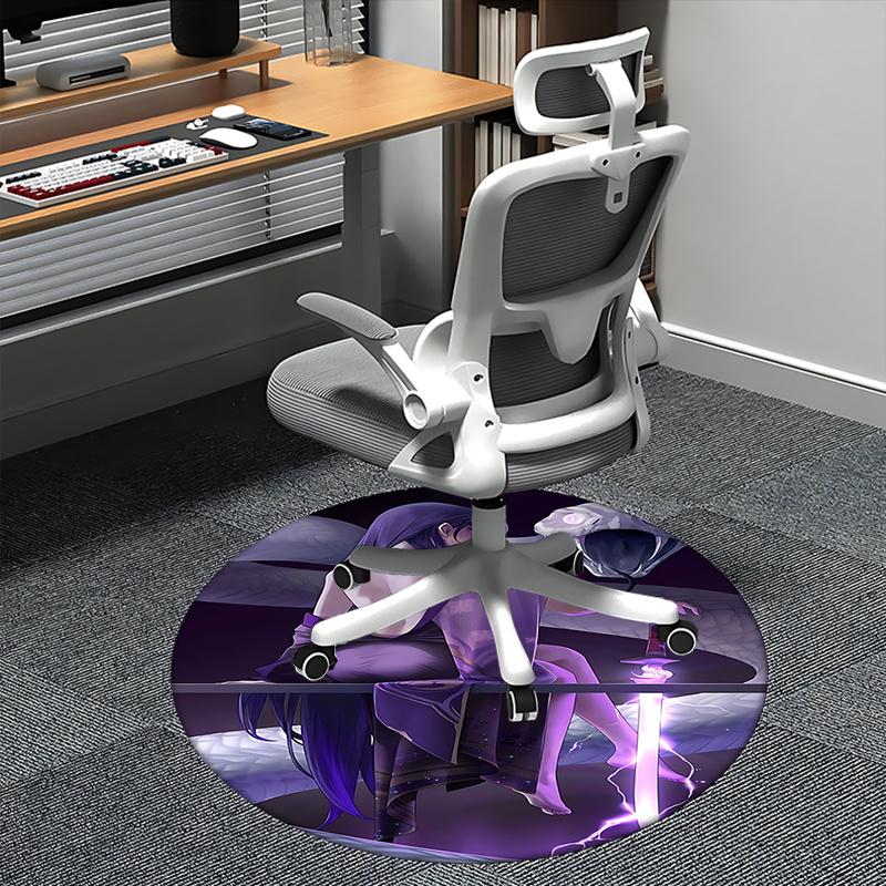 

Ethereal Snake and Sword Fantasy Chair Mat Round Carpet for Home Decor, Office, Living Room, Bedroom Gift0246b 80cm by 80cm