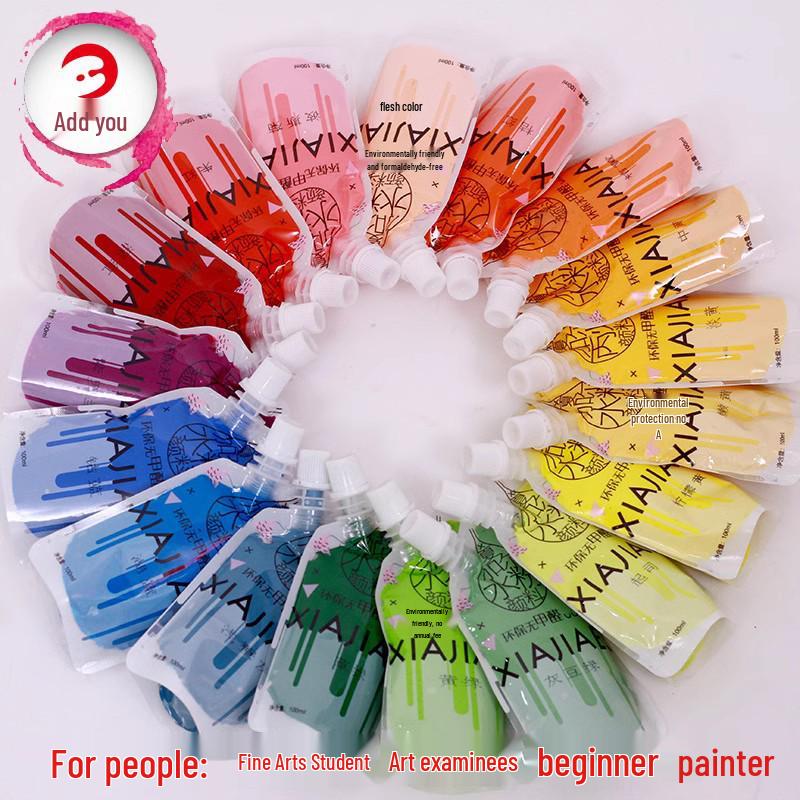 Chagall 100ML Gouache Paint Refill - 55 Colors for Beginner Graffiti & Hand-Painted Art
