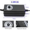 AC DC Adjustable Adapter 1V-24V 3V-36V 3V-24V 24V-36V 5V-12V 3V-12V Various Voltage DC Source 12V For 2835 5050 5730 LED Strip