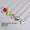Delicate Glass Pendant Charm Choker Necklace Elegant Collar Chain Fashionable Neckwear Gift Jewelry for Girls Lady