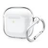 AirPods 4 Átlátszó Védőtok Cseppálló Vezeték nélküli MagSafe Puha TPU Átlátszó Tok 4. ÁTLÁTSZÓ AKASZTÓ Átlátszó [elago] Tok, Karabiner, Megelőzés,
