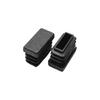12Pcs Plastic Tubing End Cap Insert Blanking Stopper Furniture Leg Tube Insertion Plug Furniture Accessories Enduring