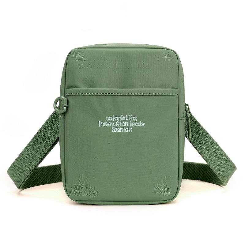 Summer Messenger Small Bag Portable Large Screen Mobile Phone Bag Simple and Versatile Walking Small Bag Nylon