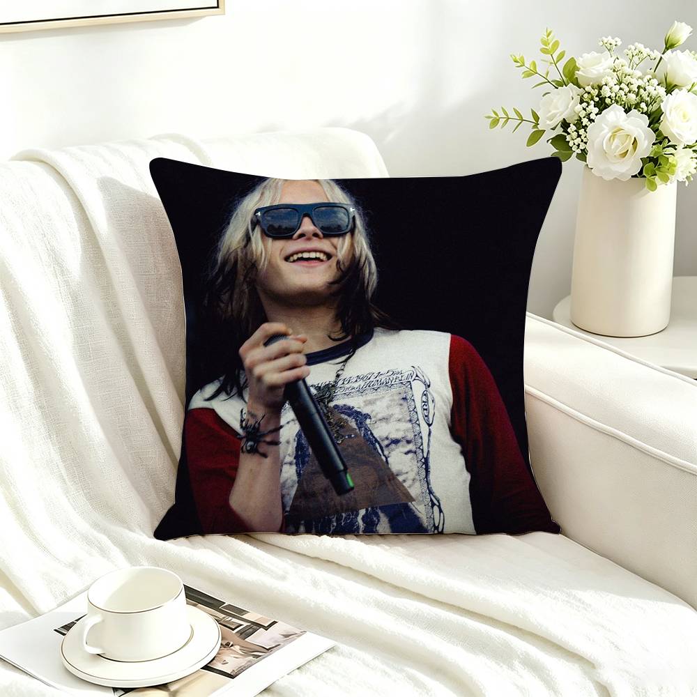 N-Nettspend Cloud Rap Trap Square Double-Sided printed Pillow Case Bedroom Bedside Pillow Sofa Cushion Cover