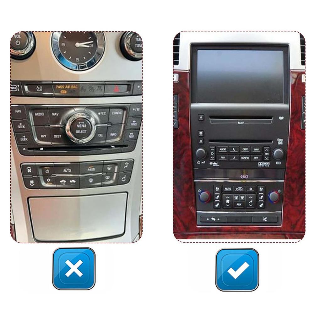 Control Climate Worn Button Repair Decal For Cadillac Escalade EXT ESV 2007-2014