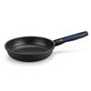 Bra Advanced | Pan 18 Cm, Black, Cast Aluminum with Reinforced Non-stick Coating PFOA-free, Compatible with All Heat Sources Including