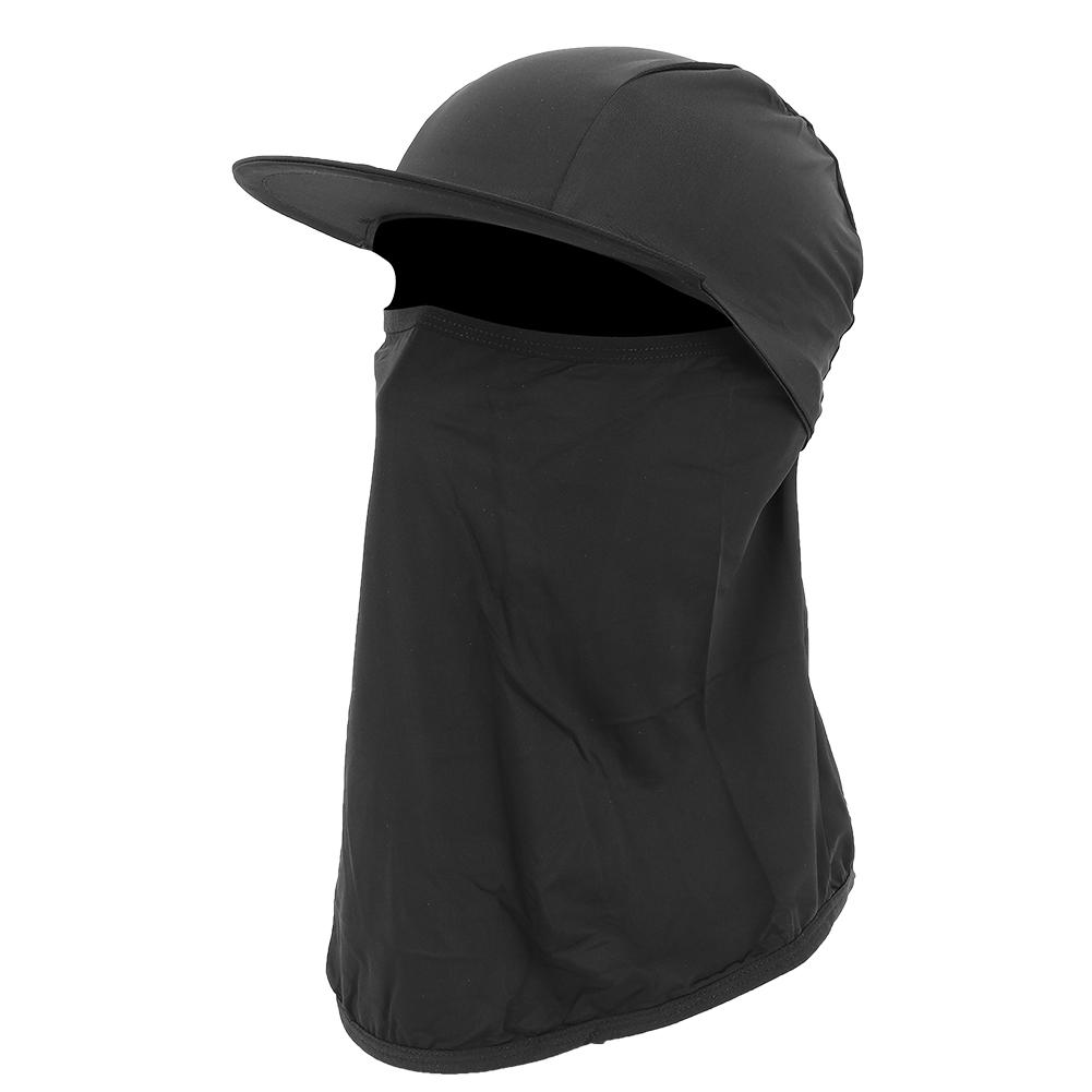 

Summer Outdoor Sunscreen Cooling Face Shield With Hat Brim Water Absorption Breathable for Cycling Running Sportblack чорний