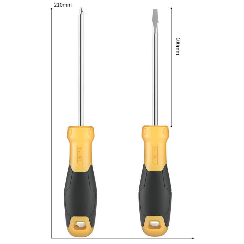 Deli Rubber Handle Screwdriver Set