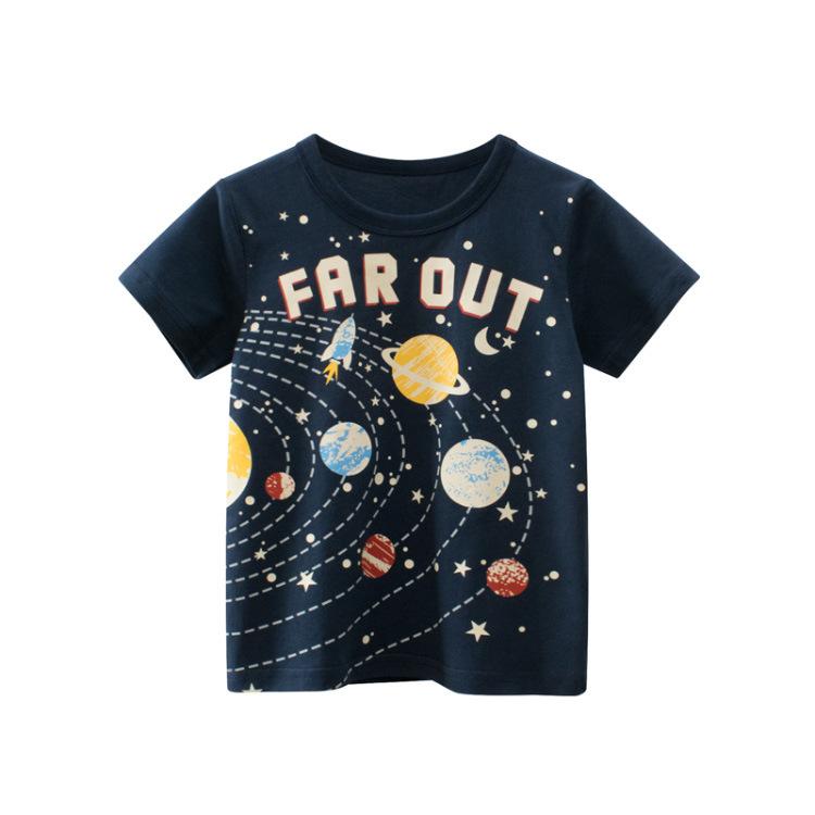 

Children s clothing summer new products, boys short-sleeved T-shirts, baby clothes 90cm