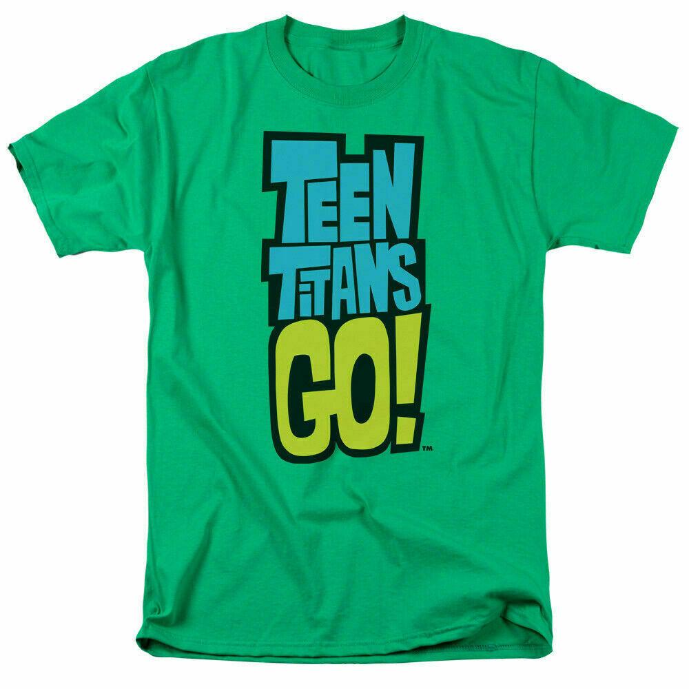 26 Teen Titans Go! Logo T Shirt Mens Licensed Cartoon Merchandise Green Unisex T-Shirt M