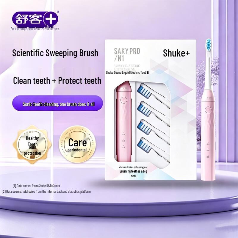 Подарочный набор звуковой электрической зубной щетки Shuke N1