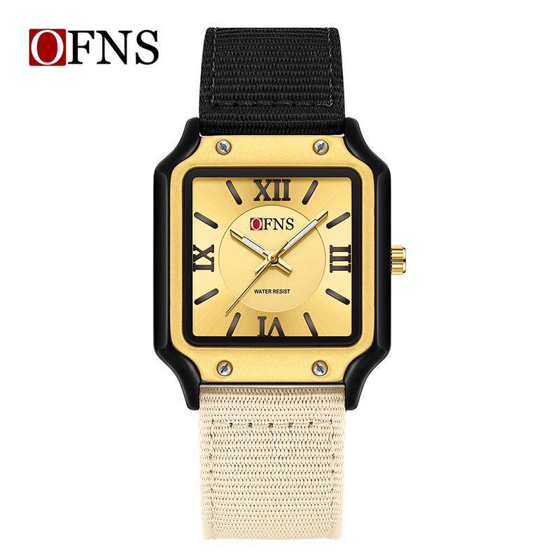 OFNS Quartz Student Watch: Waterproof, Luminous Alloy for Exams