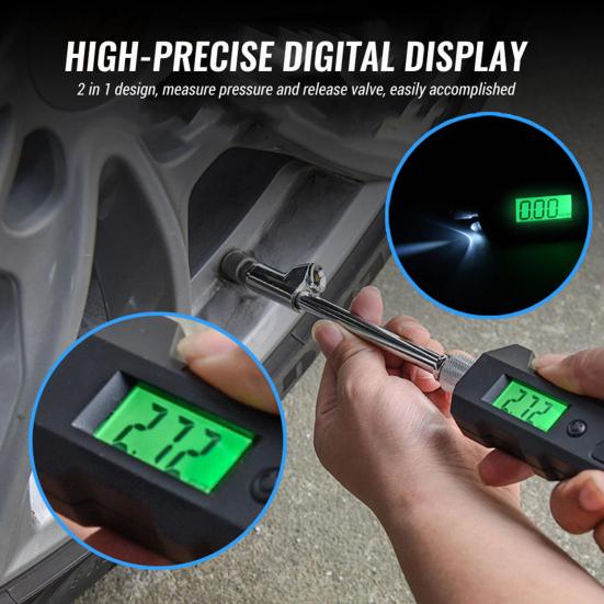 

Tire Gage, высокая точность, энергосбережение чёрный