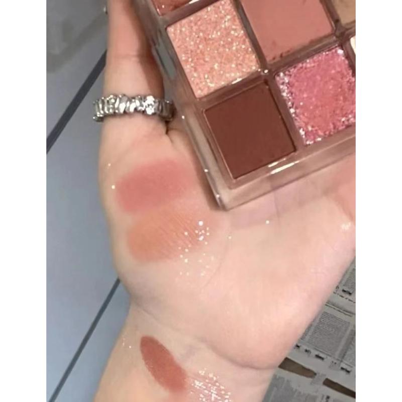 20 Farbige Kirschblüten Lidschattenpalette Blume Geprägt Matt Schimmernd Glitzernd Nude Rose Pfirsich Töne Pigmentiert Langanhaltendes Augen Make-up für Frauen