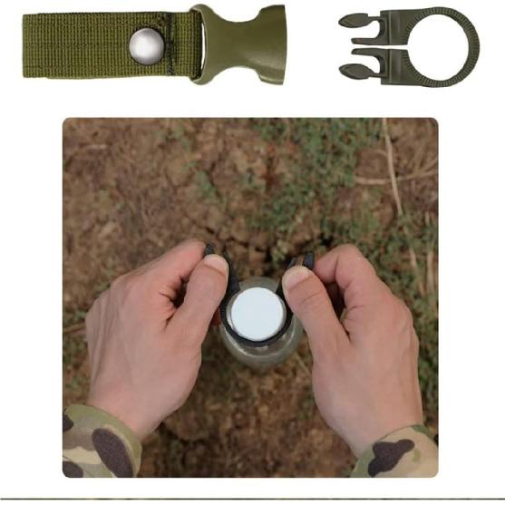 Bottle Belt Holder Outdoor Bottle Holder Belt Water Bottle Clip Holder Buckle for Camping Hiking Travelling 4