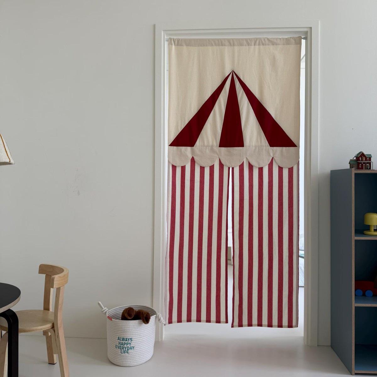 

Korean INS Kids Circus Tent Curtain Playhouse - Reading Corner & Decoration Toy Gift