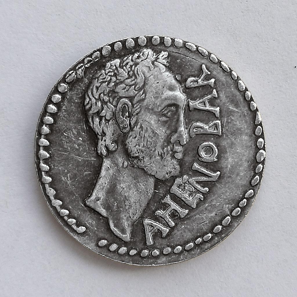 Памятная медаль для древнеримских правителей, посеребренная, европейские монеты, иностранные, антикварные изделия