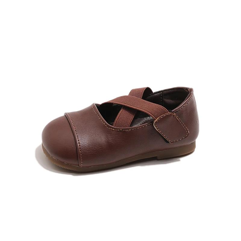 

Autumn Children s Girls Versatile Mary Jane Ballet Shoes with Cross Straps Kid Toddler Princess Casual Single Shoes 23-33 24