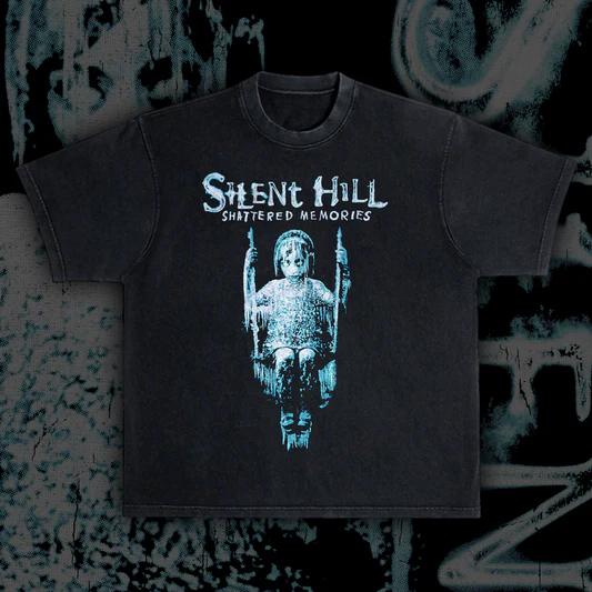 Tshirt Classic Game Silent Hill Tee Summer Casual Oversized Yk Hip Hop Short Sleeves Unisex Womens Clothing Tee