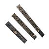 Multifunctional Gold Plated Ruler, 3 Pieces 6.3 or 7.87 or 10.23 Inch, Electronic Protractor, IC Wire Pitch, Resistance, PCB Measuring Gauge
