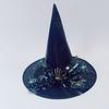 Halloween Black Witch Hat Oxford Fabric Witch Hat Party Gala Festive Pointed Witch Hat