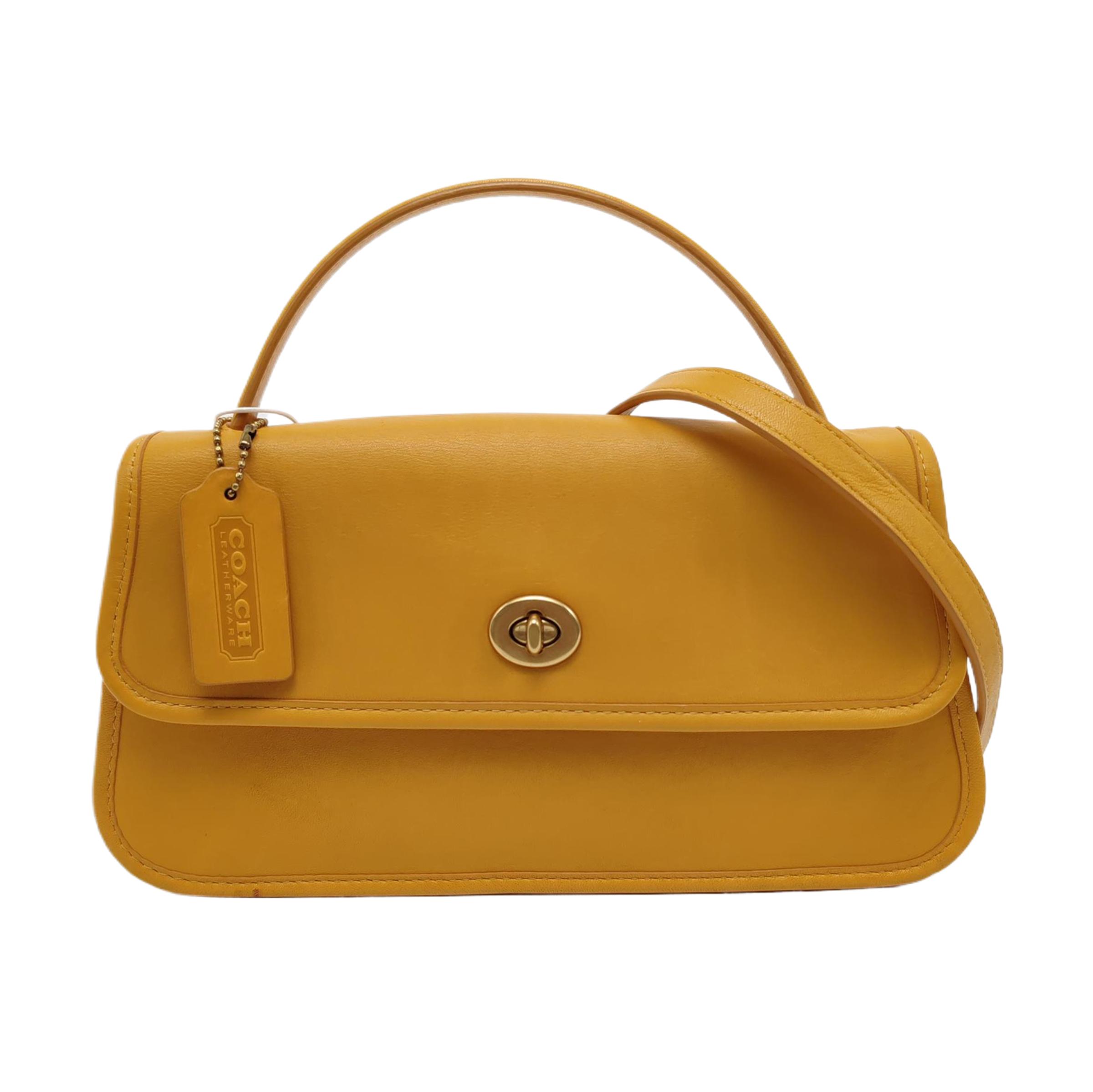 [Pre-Owned] Turnlock 18 Iconic Logo Charm Leather Tote Shoulder Crossbody Clutch Bag Large - Very Good #Q1ALYY ONE SIZE