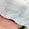 3Meters/lot 11cm Wide Beige Cotton Fabric Embroidered Stars/moon Lace Handmade DIY Clothing Fabric Lace Accessories