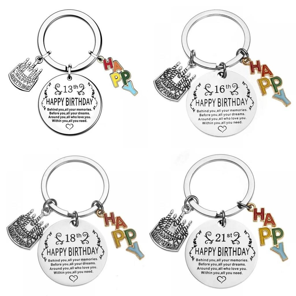 Charming Happy Birthday Cake Key Holder Unique Metal Accessory Ideal For Celebrations And Events