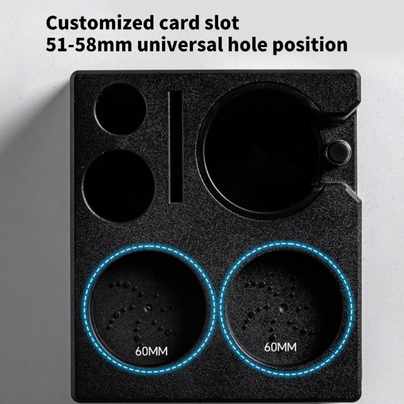 Kaffefilterhållare Kaffefördelare Hållare Kaffepress Ställ Kaffeverktygsorganisatörer Pressstation för Kaffepress