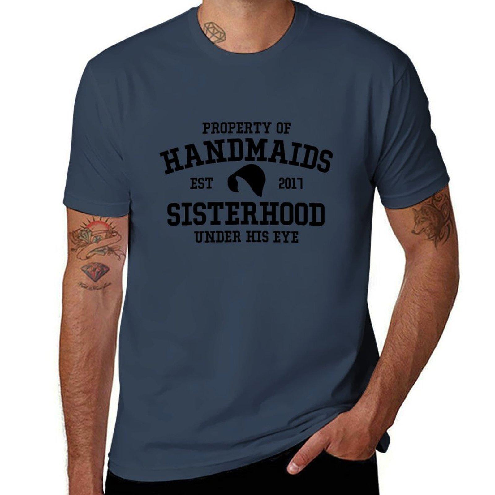 Property of the Handmaids Sisterhood T-Shirt t shirt man luxury t shirt men 100% cotton luxury brand T-Shirt S