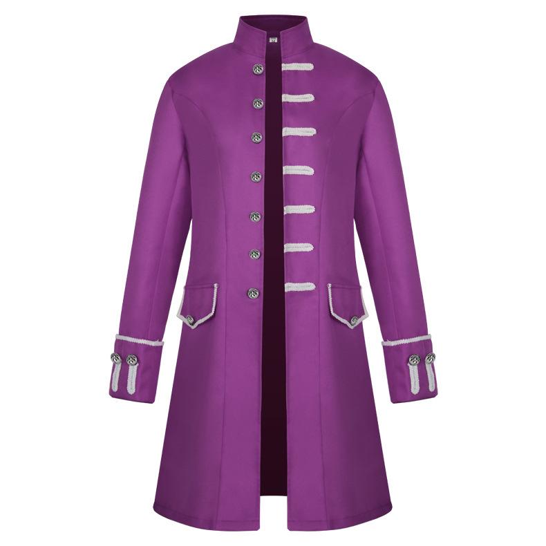 Herren Europäische & Amerikanische Mode Mittellanger Trenchcoat Freizeitjacke