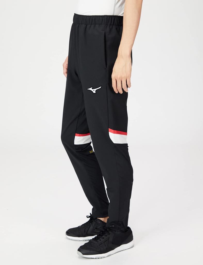 Mizuno Morelia Tech Shield Piste Soccer XL Pants, Windproof, Wear, Black, (P2MF2505)