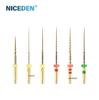 6pcs Dental File Root Canal Taper Endodontic File 25mm Heat Activated Rotary File Flexible Dentist Materials